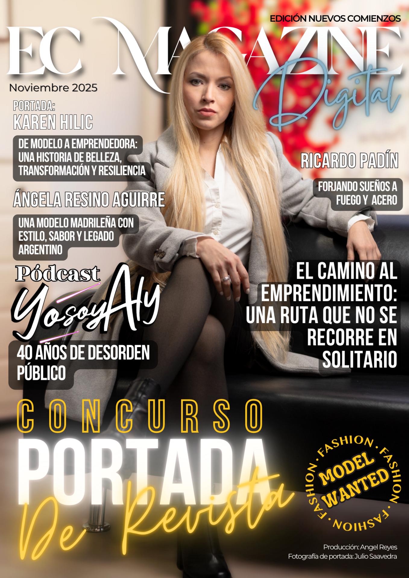 Portada Noviembre 2025 - Karen Hilic 