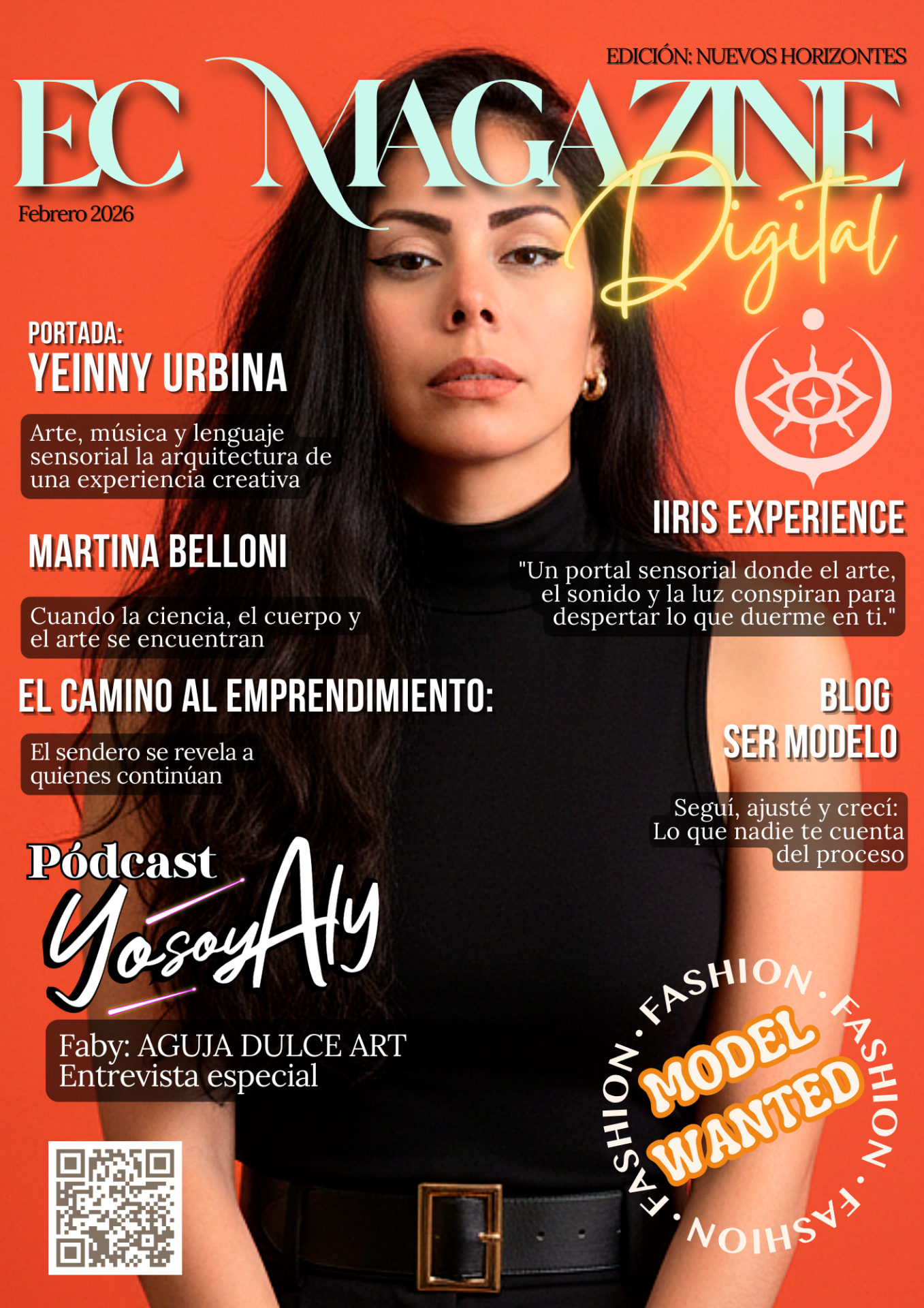Portada Febrero 2026 - Yeinny Urbina