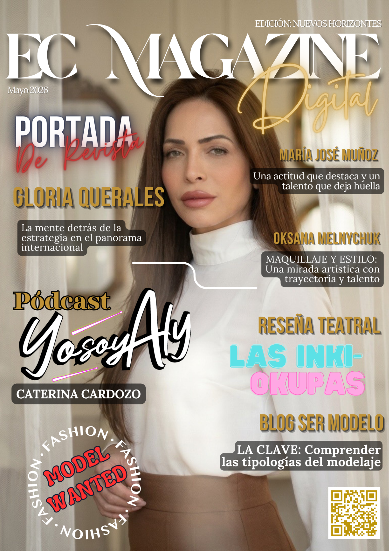 Portada Mayo 2026 - Gloria Querales